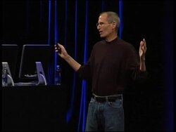 Jobs makes 1st public appearance for nearly a year at product launch News Clip