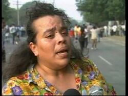 NICARAGUA: STUDENTS SUPPORTING STRIKING DOCTORS CLASH WITH POLICE News Clip