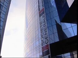 Trade union reax after meeting on future of Societe Generale News Clip