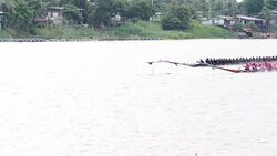 Long Boat Racing Stock Footage