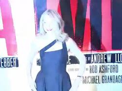 Patricia Clarkson at 'Evita' Opening Night Stock Footage