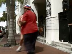 Calle Ocho Street Festival Takes Over Little Havana Stock Footage