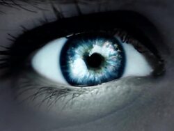 into fantasy eye Stock Footage