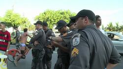 CLEAN : World Cup protests spark violence in Brazi News Clip