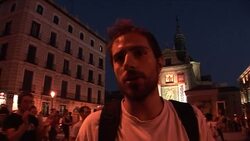 CLEAN: Thousands protest pope visit to Madrid, police violence News Clip