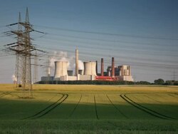 DOLLY TIMELAPSE: Power Station Stock Footage