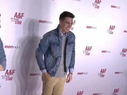Colton Haynes at Abercrombie & Fitch's "The Making Of A Star" Spring Campaign Party Stock Footage