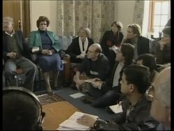 VOICER French peace delegation, inspectors, plus Saddam News Clip