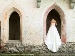 Beautiful Bride Stock Footage