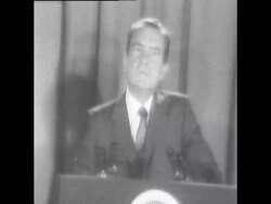 SYND04/08/70 PRESIDENT NIXON SPEAKS ABOUT THE MANSON TRIAL News Clip