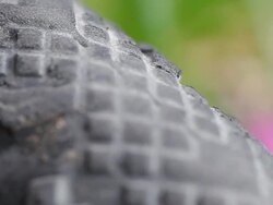 Bike tire with thorn Stock Footage