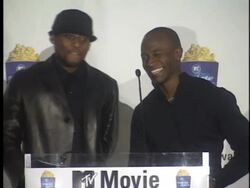 1999 MTV Movie Awards press room Stock Footage