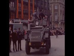 SYND 7/5/80 CANADA WAR VETERANS CELEBS 35TH ANNIVERSARY OF DUTCH LIBERATION News Clip