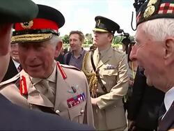 Prince Charles and the Duchess of Cornwall Visit Normandy for the 70th Anniversary of DDay News Clip