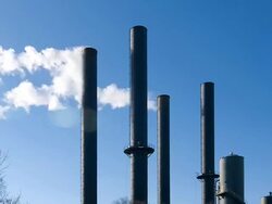 SMOKESTACKS 01 SD Stock Footage