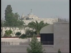 Secretary of state's convoy arrives News Clip