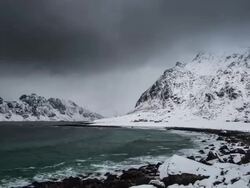 TIME LAPSE: Arctic Coast Stock Footage