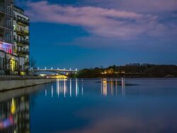 Building and Bridge Stock Footage