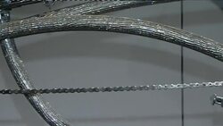 Six-headed guitar and wire gorilla at craft exhibition News Clip