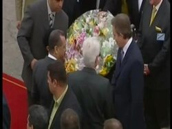 Tony Blair Visits Colonel Gaddafi News Clip