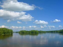 T/L The Great River Stock Footage