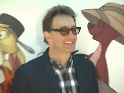 Tom Kenny at the 'Winnie The Pooh' Honey-Colored-Carpet Premiere at Burbank CA. (Footage by WireImage Video/Getty Images Entertainment Video) Stock Footage