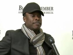 INTERVIEW: Director Jeta Amata on why he's here today Stock Footage