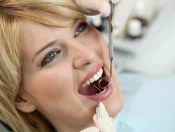 At the dentist Stock Footage