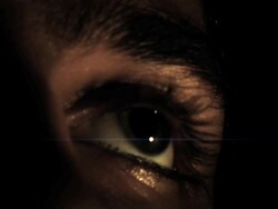 HD: Scared Eye Stock Footage