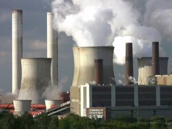 PAL: big power plant Stock Footage