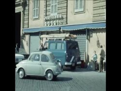 SYND 15-4-71 ROMAN BUSINESSMEN STAGE A ONE DAY STRIKE AGAINST NEW TAX REFORM News Clip