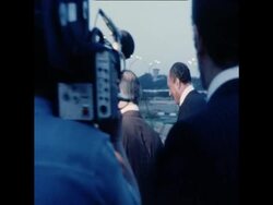 SYND 11 7 77 JORDAN'S KING HUSSEIN HAS MEETING WITH EGYPT'S PRESIDENT SADAT News Clip