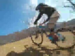 HD: Jumping Over Dirt While Racing Four-Cross Stock Footage