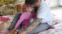 Protective Father Stock Footage