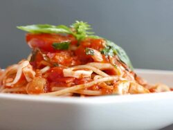 HD Spaghetti seafood Stock Footage