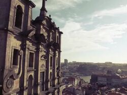 Se Cathedral Porto Stock Footage