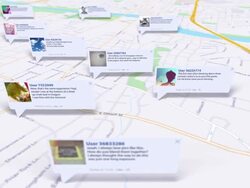 social map Stock Footage