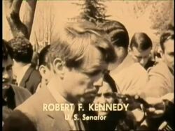 RFK supports UFW strike, Chavez by his side Stock Footage