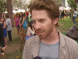 INTERVIEW: Seth Green on being here, on reading to the kids, on his favorite part of the day. at the 21st Annual 'A Time For Heroes' Celebrity Picnic Benefit at Los Angeles CA. (Footage by WireImage Video/GettyImages) Stock Footage