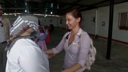 UN goodwill ambassador Judd visits Zaatari camp News Clip