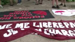 CLEAN : Prostitutes hold anti criminalisation protest in Paris News Clip