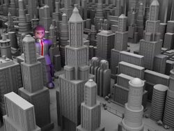 (Loop) Businessman Downtown Stock Footage