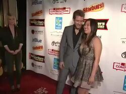Matthew Morrison and Jenna Ushkowitz at the Starburst Presents Songwriters Music Series To Benefit The VH1 Save The Music Foundation With Matthew Morrison at New York NY.  Stock Footage