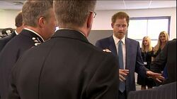 Prince Harry Visits Nottingham's new Central Police Station News Clip