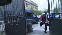 CLEAN : Paris attack suspect Abdeslam tight lipped in court News Clip