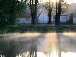 morning lake Stock Footage