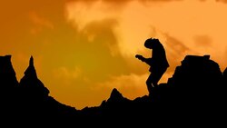 Playing with nature Stock Footage