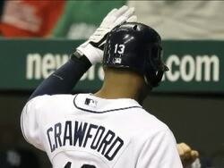 The Rays hit four home runs in a 6-4 win over Boston Wednesday night. Tampa Bay trails second place Boston by three games in the AL East. (Aug. 5) News Clip