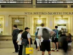 TIME LAPSE, Grand Hall of  Grand Central Terminal Stock Footage