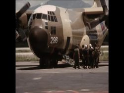 SYND 1 10 74 DISTRIBUTION OF RELIEF SUPPLIES News Clip